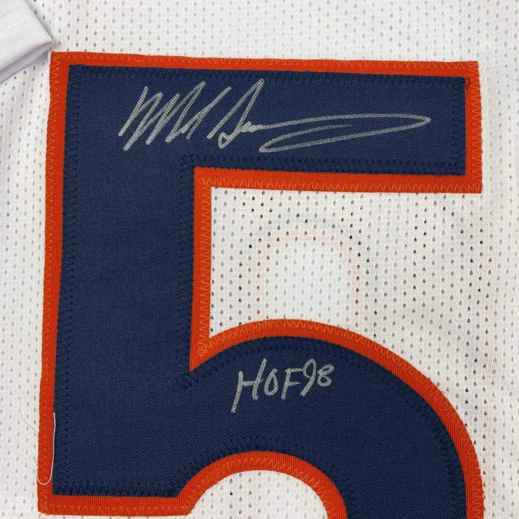Autographed Mike Singletary HOF 98 Chicago White Football Jersey JSA COA | Authenticated Signed Sports Jersey | vintageantiquesgifts.com