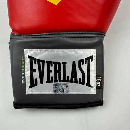 Autographed Mike Tyson Imperfect Red Everlast Boxing Glove Athlete Hologram COA | Authenticated Signed Sports Collectible | vintageantiquesgifts.com