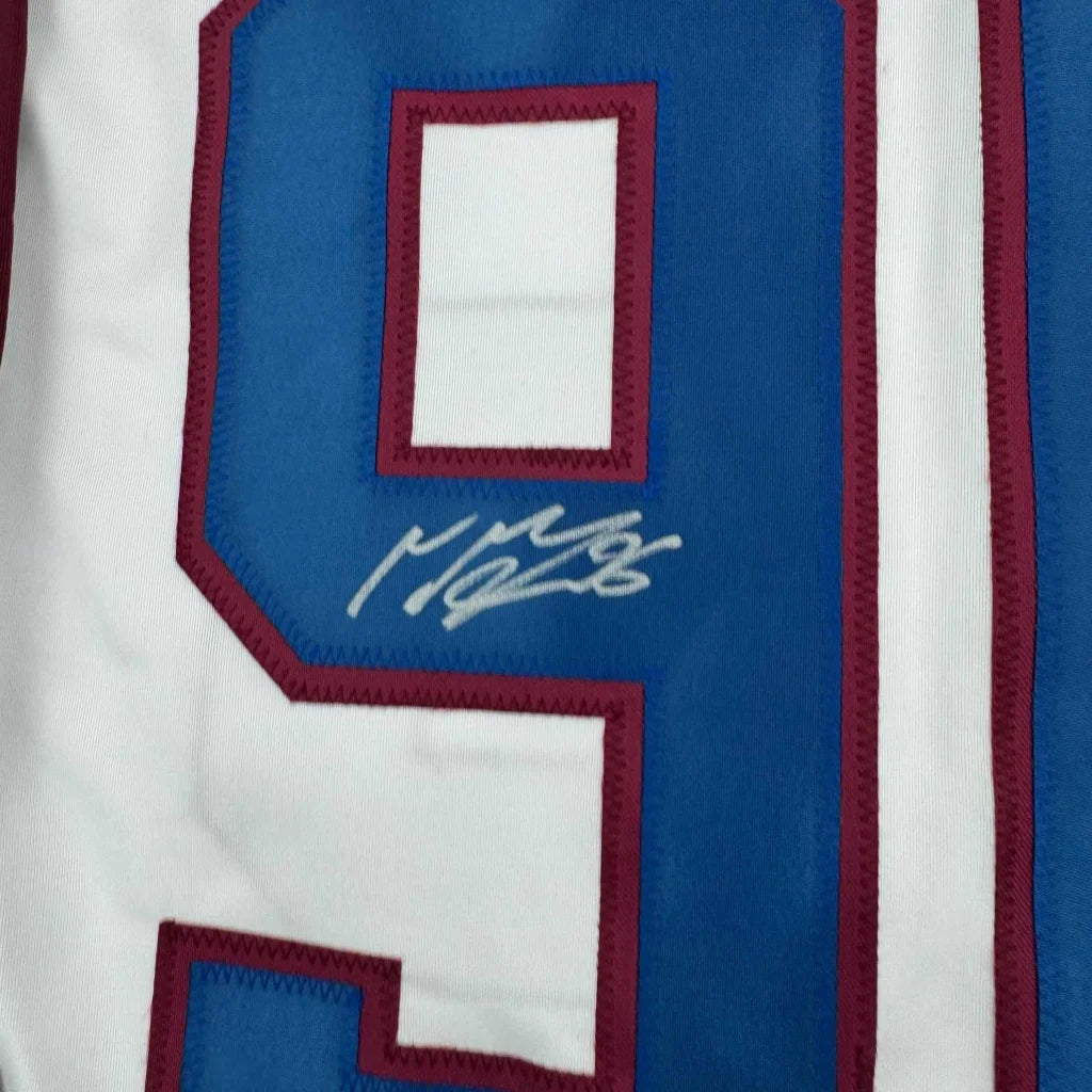 Autographed #91 Mikko Rantanen custom jersey from professional sports league collectible