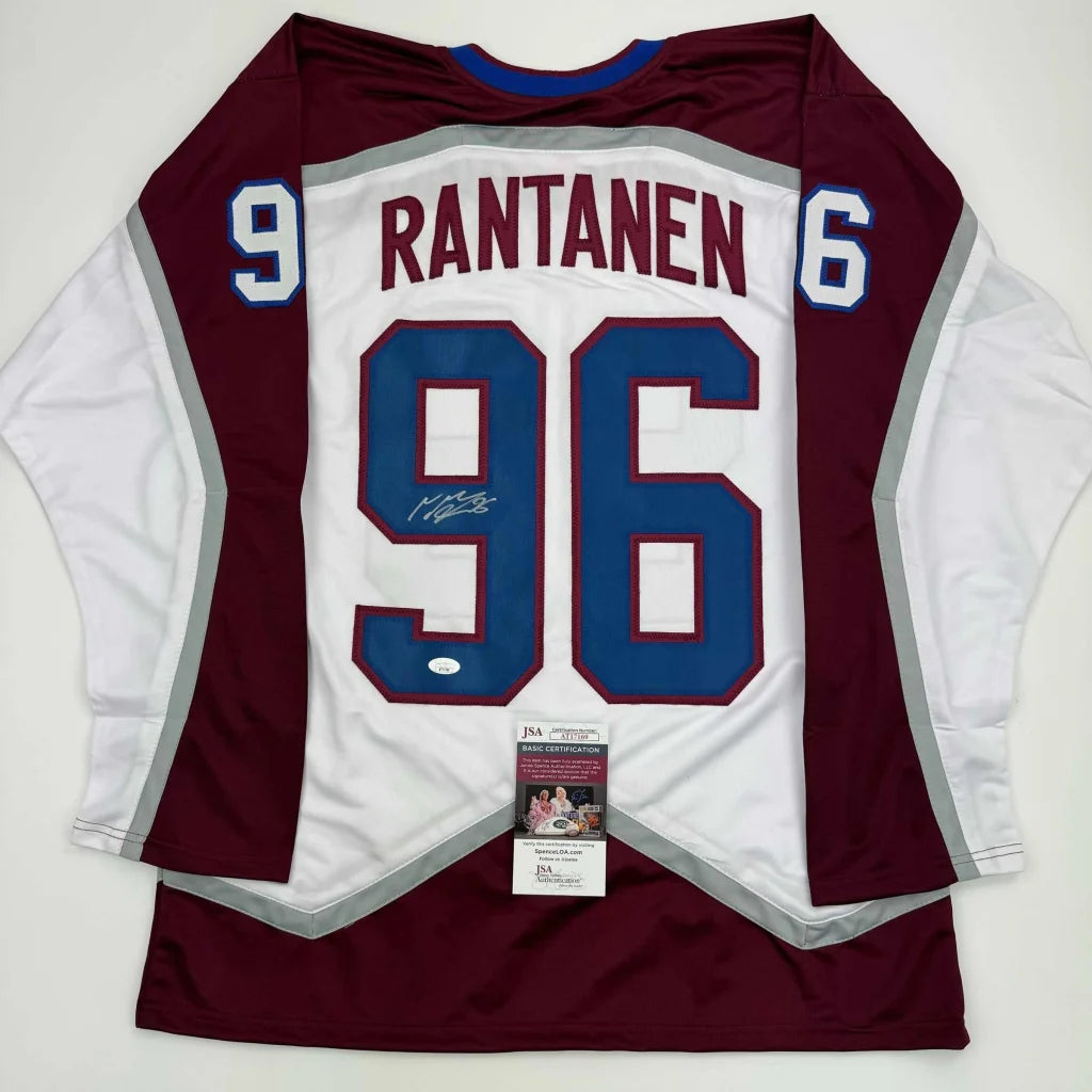 Autographed Mikko Rantanen Colorado Avalanche jersey, a must-have professional sports collectible