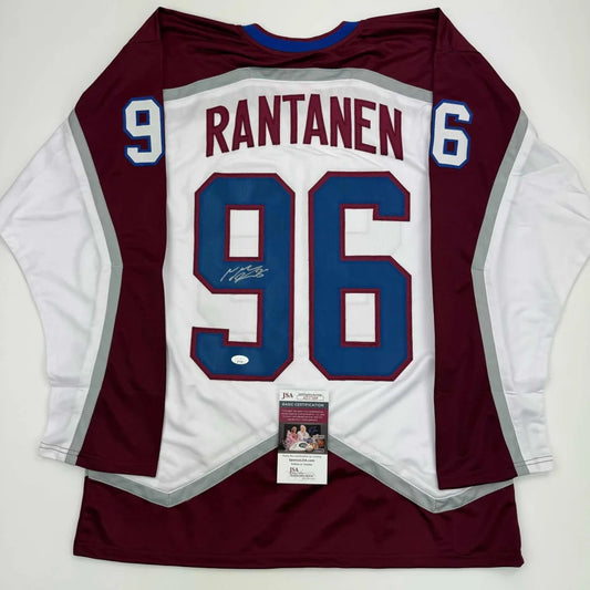 Autographed Mikko Rantanen Colorado Avalanche jersey, a must-have professional sports collectible