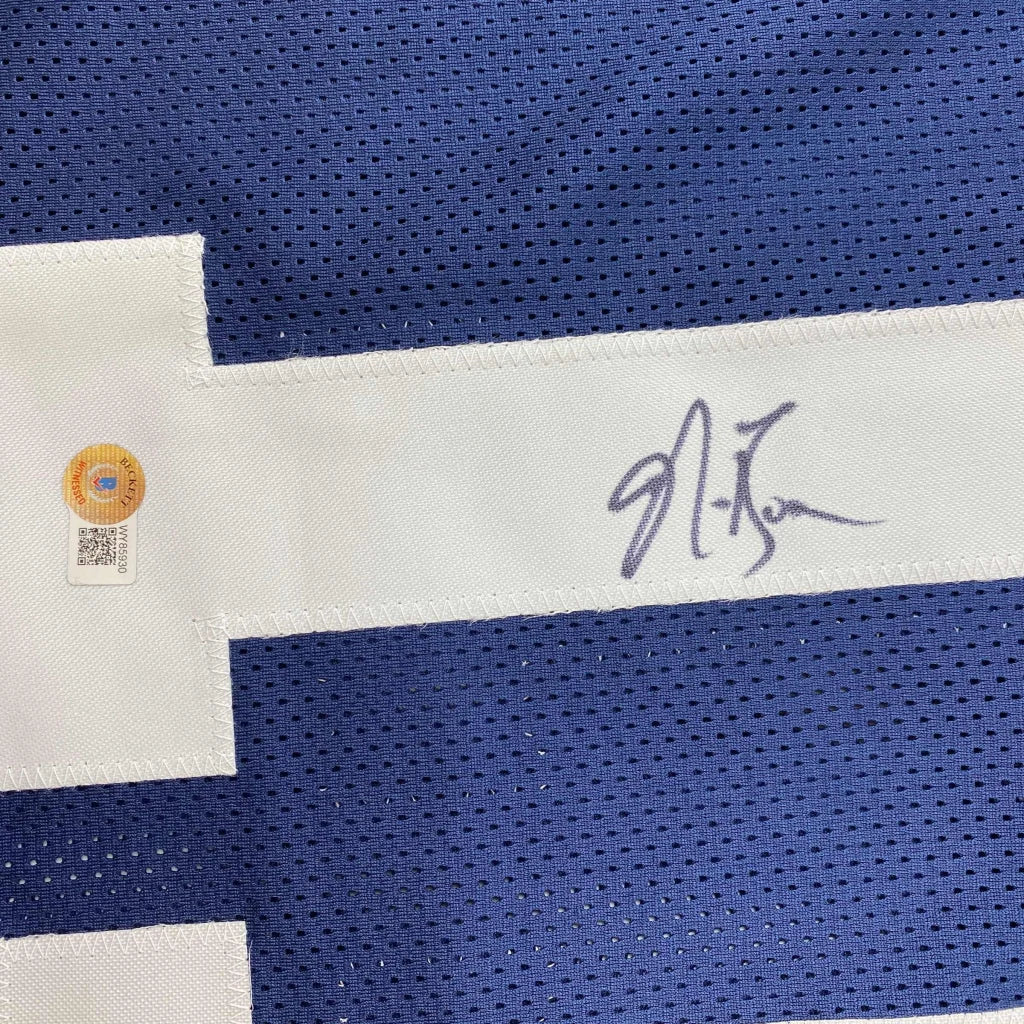 Autographed NaVorro Bowman Penn State Blue College Football Jersey Beckett BAS COA | Authenticated Signed Sports Jersey | vintageantiquesgifts.com