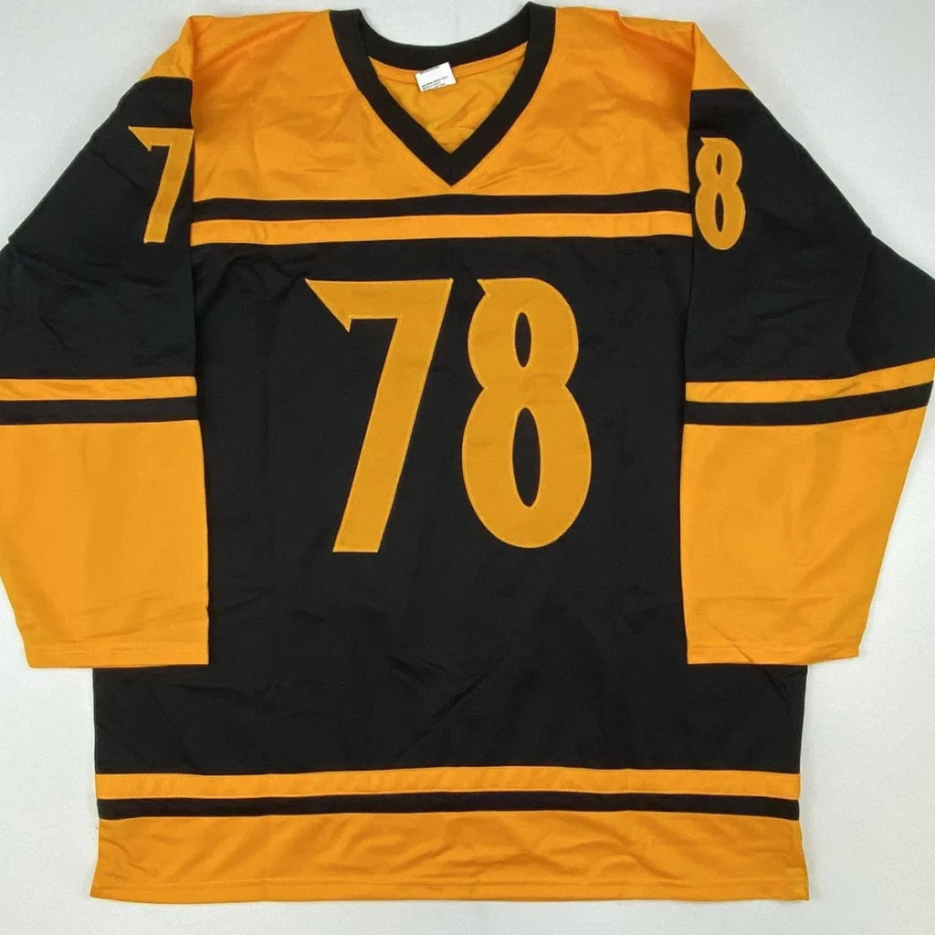 Autographed Nick Castle Michael Myers Halloween Black Movie Jersey PSA/DNA COA | Authenticated Signed Sports Jersey | vintageantiquesgifts.com