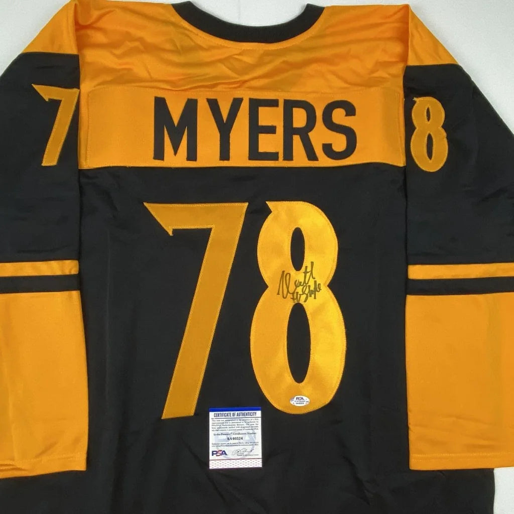 Autographed Nick Castle Michael Myers Halloween Black Movie Jersey PSA/DNA COA | Certified Authentic Signed Memorabilia | vintageantiquesgifts.com