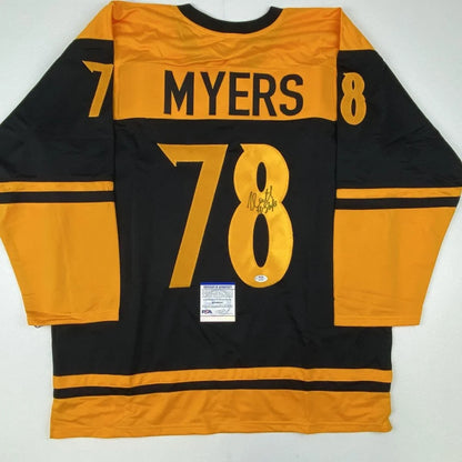 Autographed Nick Castle Michael Myers Halloween Black Movie Jersey PSA/DNA COA | Hall of Fame Sports Memorabilia | vintageantiquesgifts.com