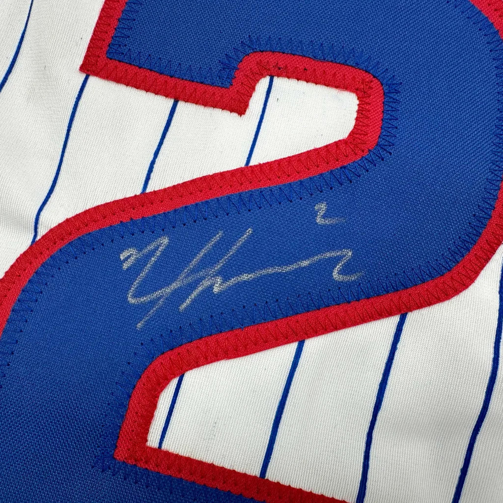 Autographed custom jersey with number 2 for professional sports league fans