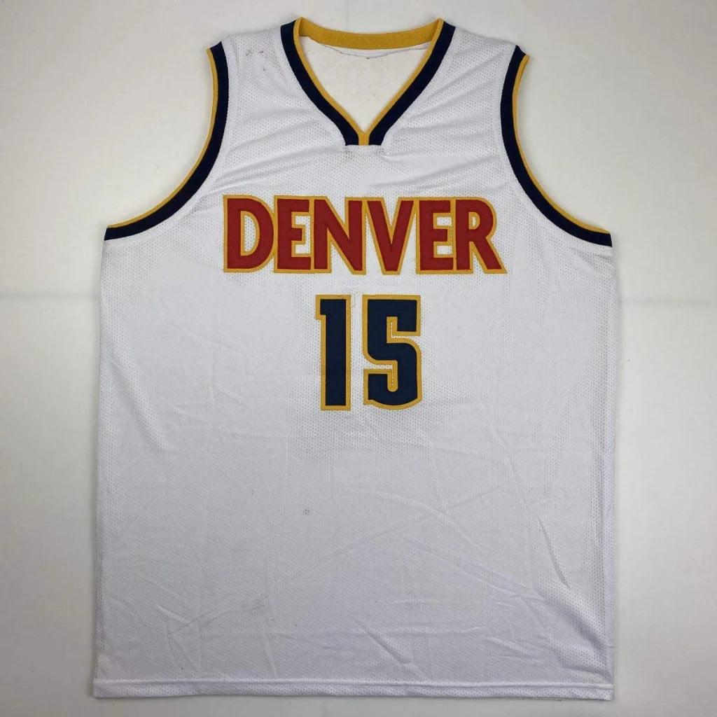Autographed Nikola Jokic Denver White Basketball Jersey JSA COA | Authenticated Signed Sports Jersey | vintageantiquesgifts.com