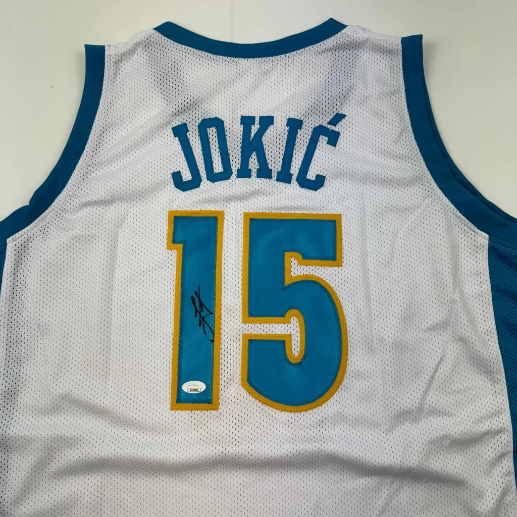 Authentic custom jersey signed by JOKIĆ, perfect for sports league fans and collectors