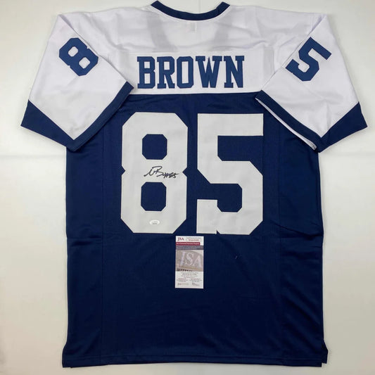 Autographed Noah Brown Dallas Thanksgiving Day Football Jersey JSA COA | Hall of Fame Sports Memorabilia | vintageantiquesgifts.com