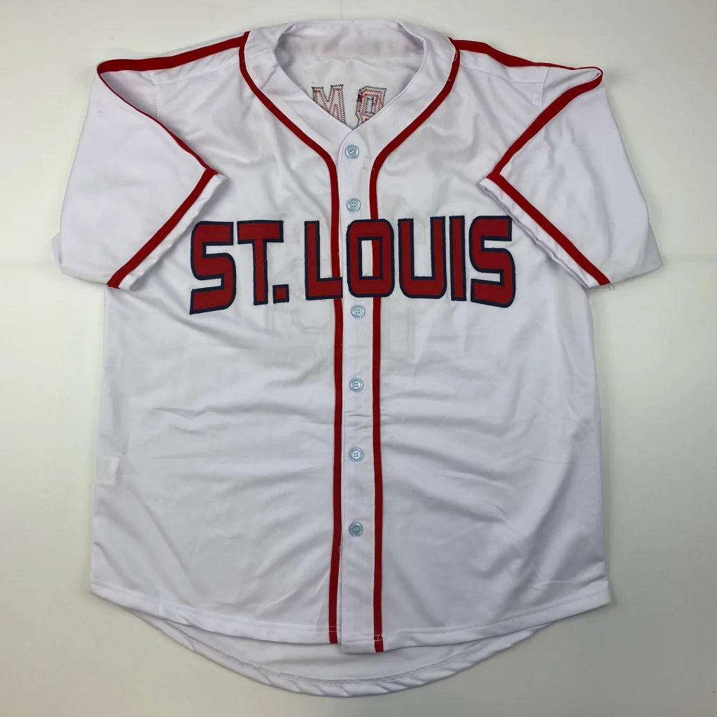 Autographed Nolan Gorman St. Louis White Baseball Jersey JSA COA | Authenticated Signed Sports Jersey | vintageantiquesgifts.com