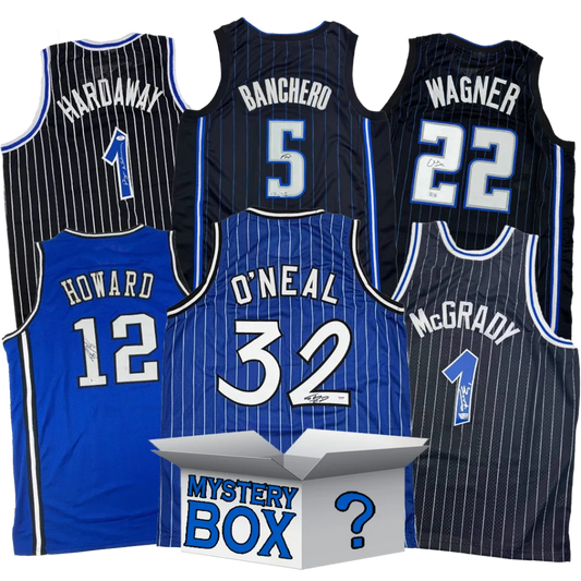 Autographed Orlando Basketball Jersey Mystery Box with PSA JSA or Beckett COA | Hall of Fame Sports Memorabilia | vintageantiquesgifts.com