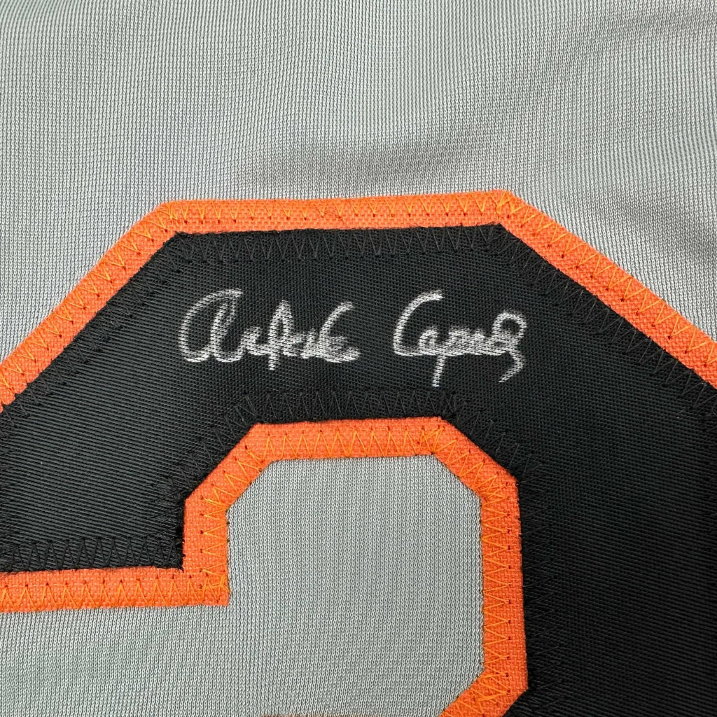 Autographed Orlando Cepeda San Francisco Grey Baseball Jersey Beckett BAS COA | Authenticated Signed Sports Jersey | vintageantiquesgifts.com