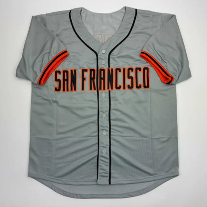Autographed Orlando Cepeda San Francisco Grey Baseball Jersey Beckett BAS COA | Authenticated Signed Sports Jersey | vintageantiquesgifts.com