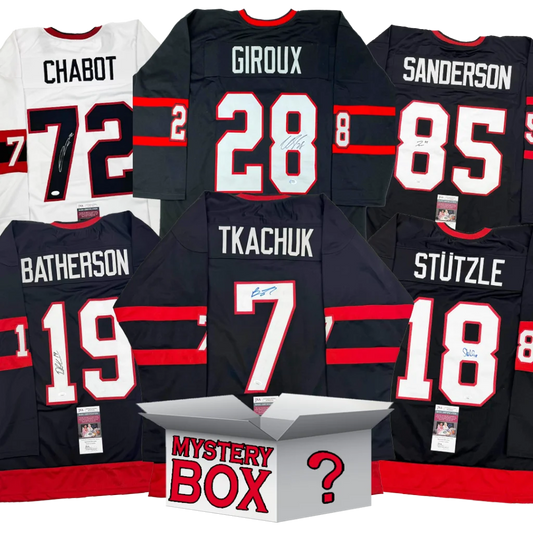 Autographed Ottawa Hockey Jersey Mystery Box with PSA JSA or Beckett COA | Hall of Fame Sports Memorabilia | vintageantiquesgifts.com