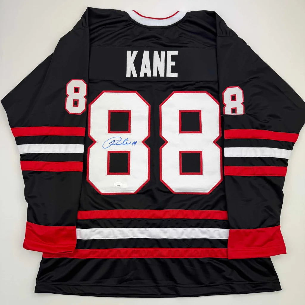 Black KANE 88 sports league jersey with signature, perfect for professional sports fans