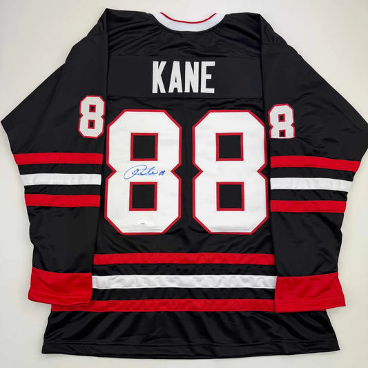 Black KANE 88 sports league jersey with signature, perfect for professional sports fans