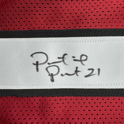 Autographed Patrick Peterson Arizona red football jersey with JSA COA