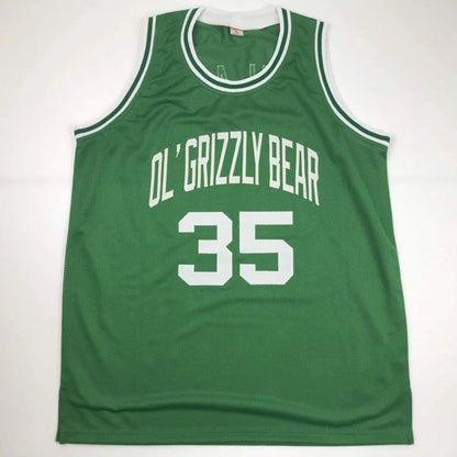 Green professional sports jersey with number 35 from the Authentic Signed SILAS 35 custom jersey collection