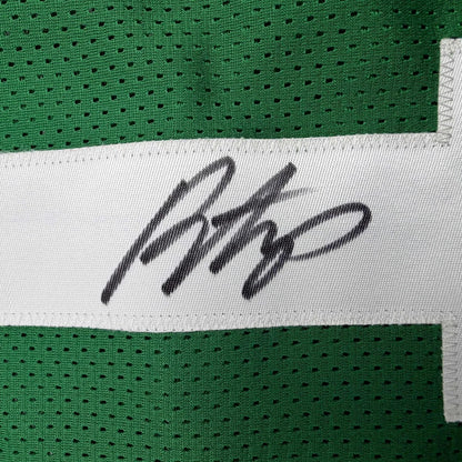 Autographed Payton Pritchard green Boston Celtics custom jersey with JSA COA