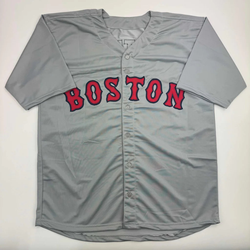 Autographed Pedro Martinez gray Boston custom jersey, Beckett COA