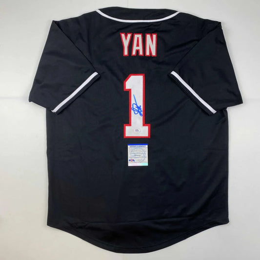 Autographed Petr Yan UFC MMA Black Ultimate Fighting Jersey Shirt PSA/DNA COA | Hall of Fame Sports Memorabilia | vintageantiquesgifts.com