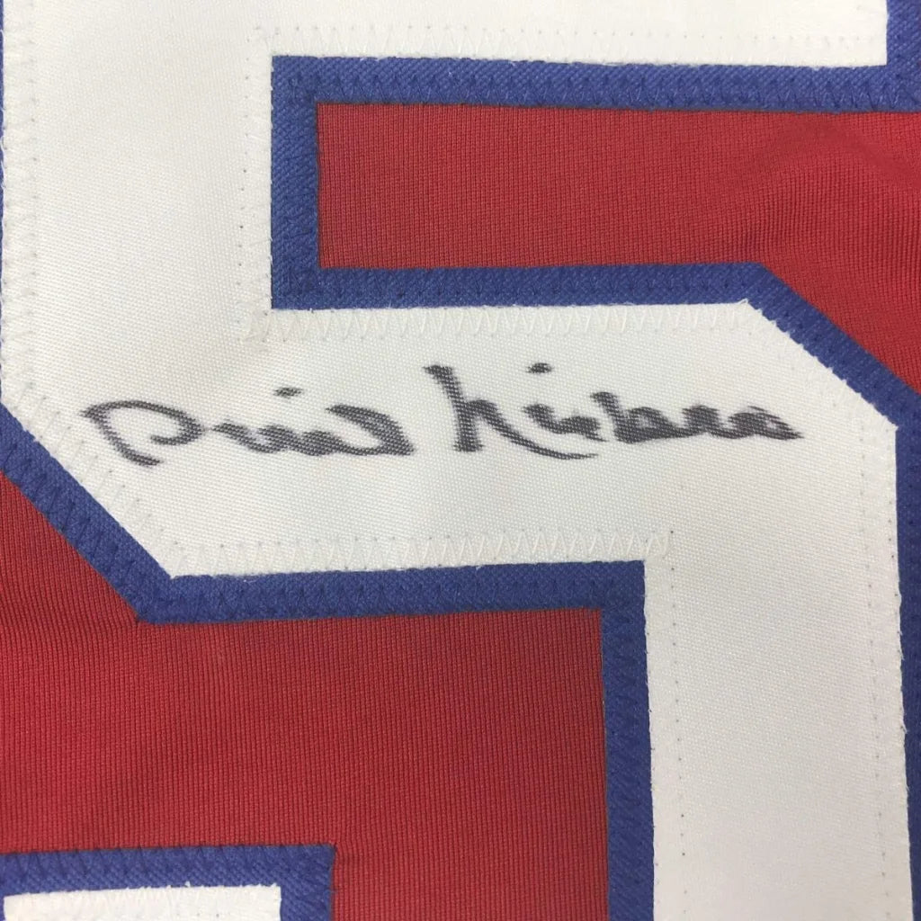 Autographed Phil Niekro Atlanta Braves custom jersey with Paul Kirtland signature, JSA COA