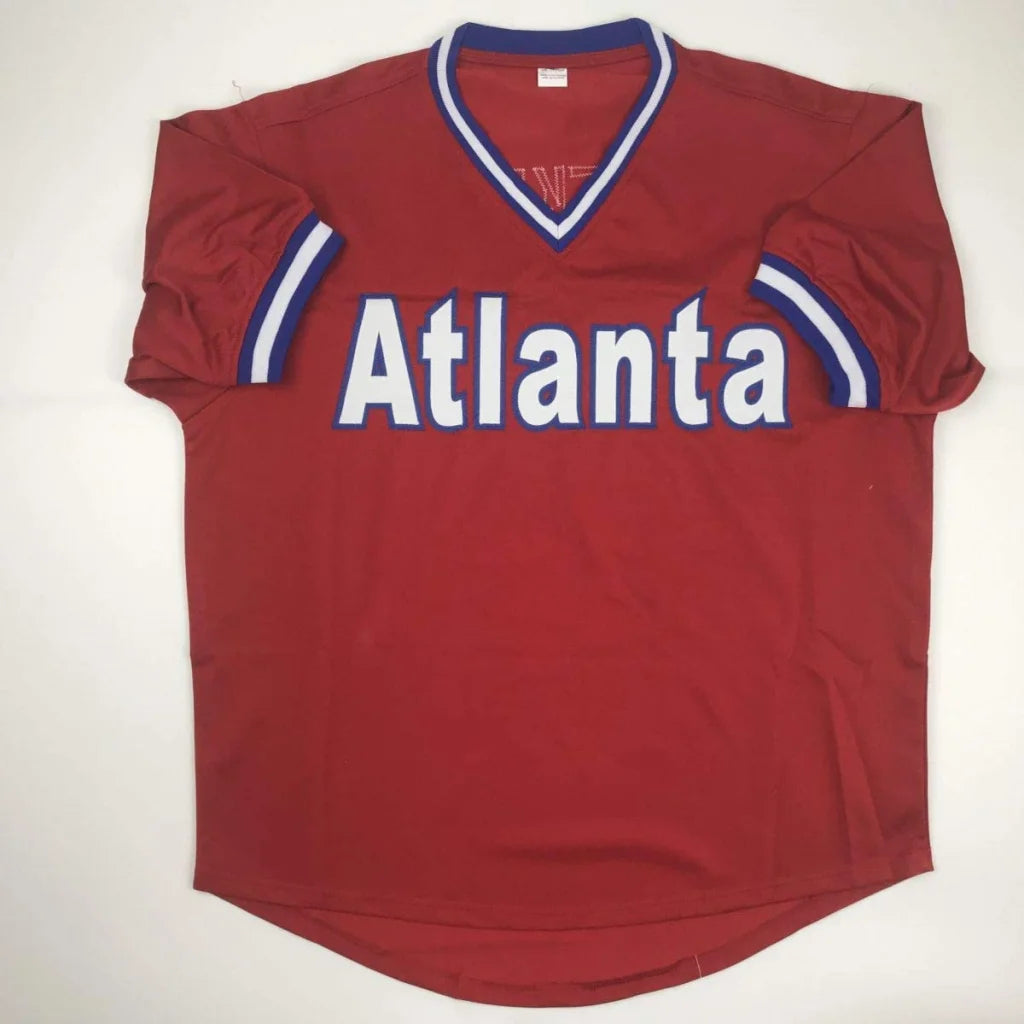 Autographed Phil Niekro Atlanta Braves custom jersey with JSA COA