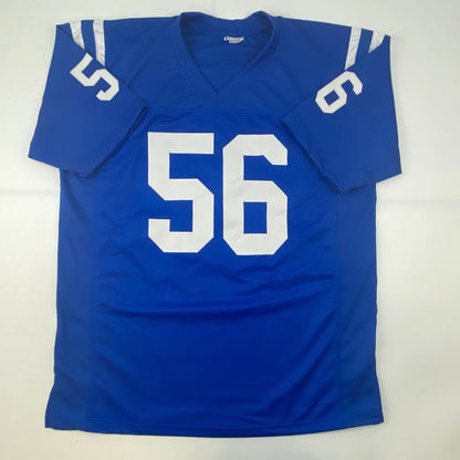 Autographed Quenton Nelson Indianapolis Blue Football Jersey JSA COA | Authenticated Signed Sports Jersey | vintageantiquesgifts.com