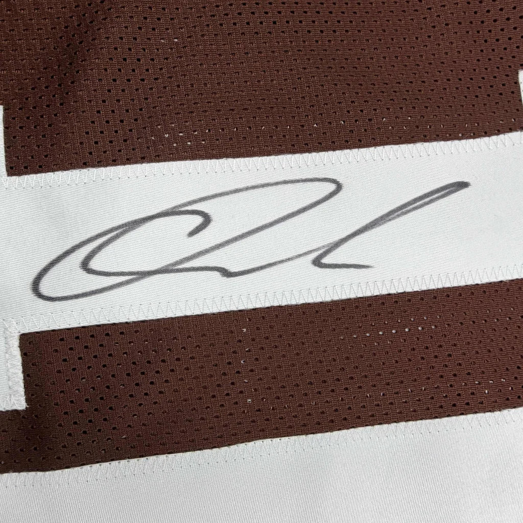 Autographed/Signed Quinshon Judkins Cleveland Football Brown Jersey Beckett BAS COA