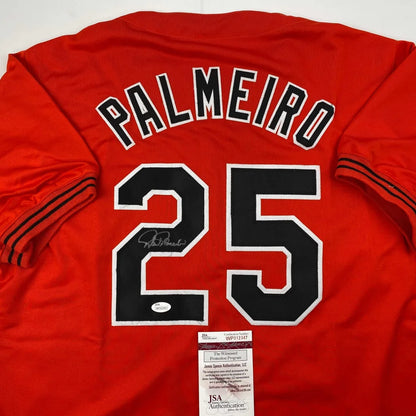 Autographed Rafael Palmeiro Baltimore custom jersey with Palmeiro 25