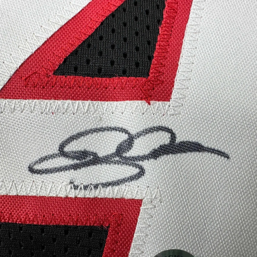 Autographed Ray Allen Miami Heat custom jersey with black mesh, Beckett COA