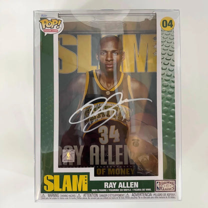 Autographed Ray Allen Seattle Supersonics Basketball SLAM Magazine Cover Funko Pop #04 Figurine JSA COA | Certified Authentic Signed Memorabilia | vintageantiquesgifts.com