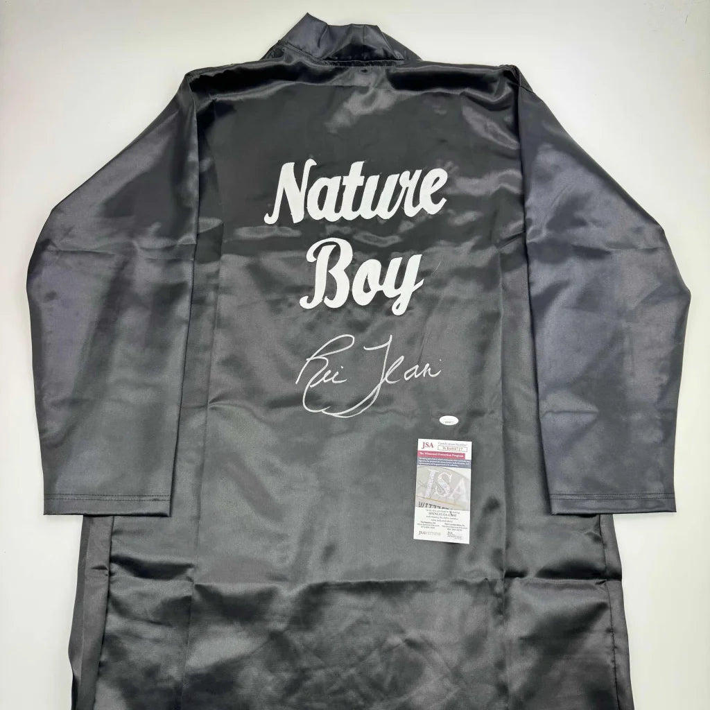 Autographed Ric Flair Nature Boy Black WWE Replica Wrestling Robe JSA COA #2 | Hall of Fame Sports Memorabilia | vintageantiquesgifts.com