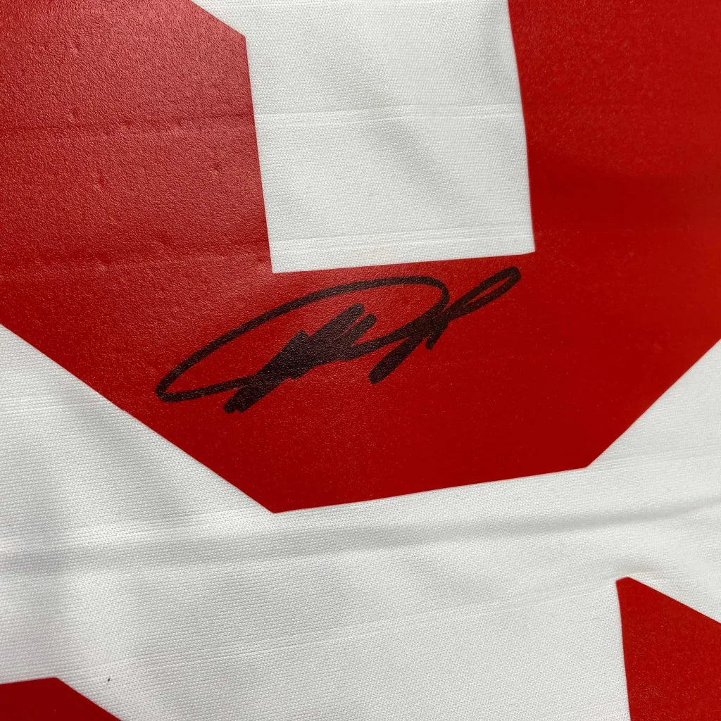 Autographed Ricardo Kaka AC Milan White Soccer Futbol Jersey Beckett BAS COA | Authenticated Signed Sports Jersey | vintageantiquesgifts.com