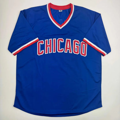 Autographed Rick Sutcliffe Chicago Blue Baseball Jersey Beckett BAS COA | Authenticated Signed Sports Jersey | vintageantiquesgifts.com