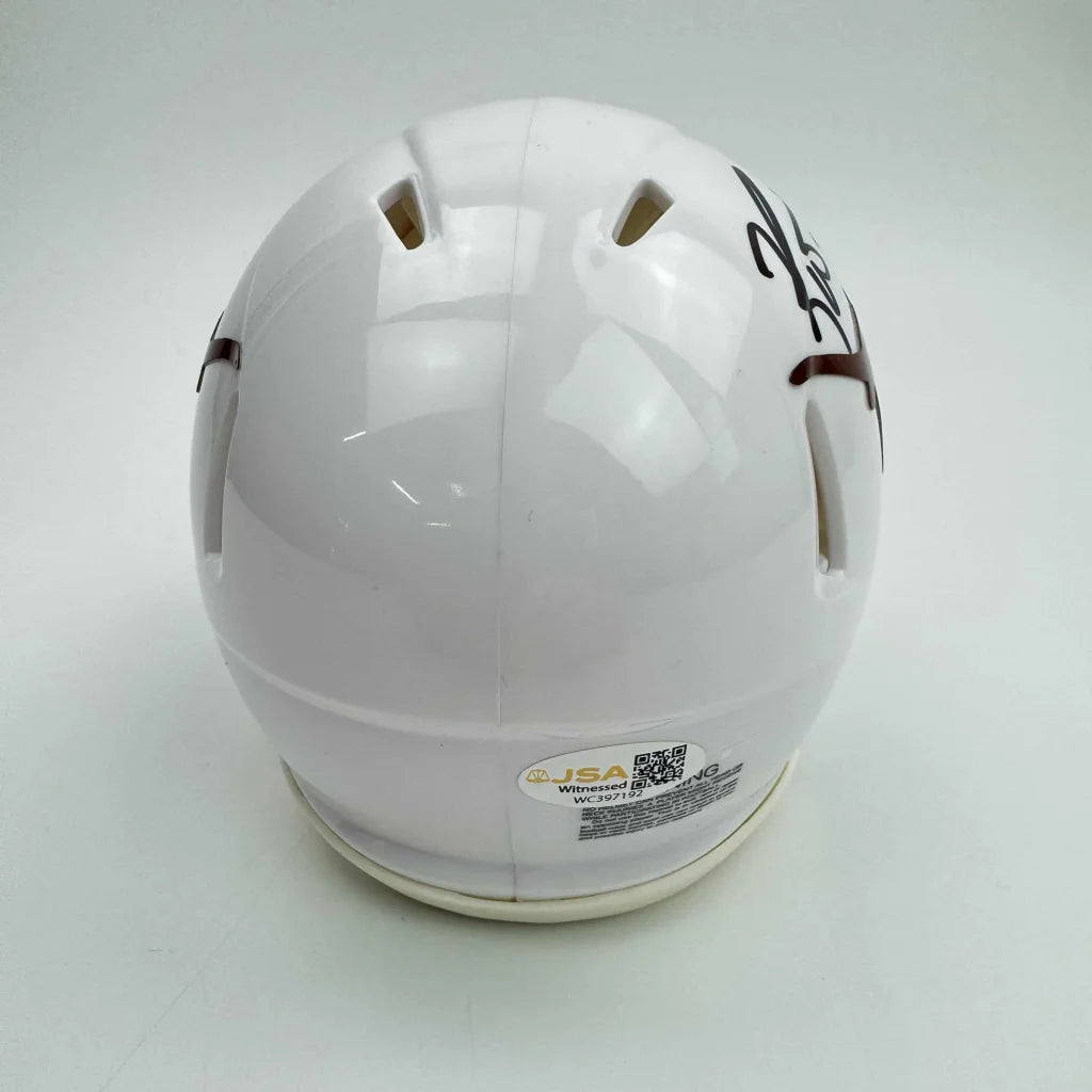 Autographed Ricky Williams Texas Longhorns mini football helmet with JSA COA