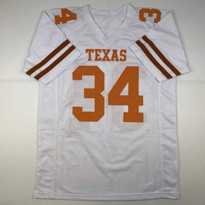 Autographed Ricky Williams white Texas Longhorns jersey #34 JSA COA
