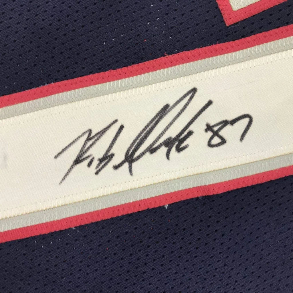 Autographed Rob Gronkowski custom jersey number 87 with Beckett BAS COA