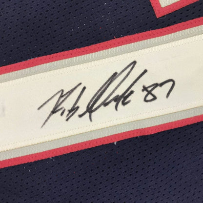 Autographed Rob Gronkowski custom jersey number 87 with Beckett BAS COA