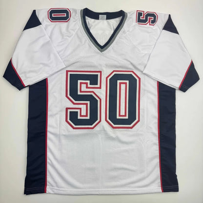 Autographed Rob Ninkovich 2x SB Champ New England White Football Jersey Beckett BAS COA | Authenticated Signed Sports Jersey | vintageantiquesgifts.com
