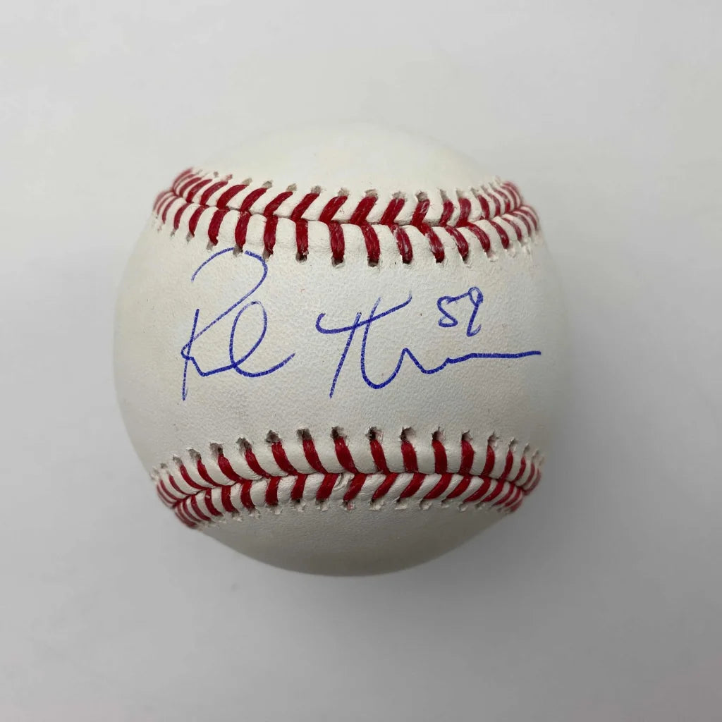 Authentic MLB Baseball with Blue Ink Signature and Third Party Authentication