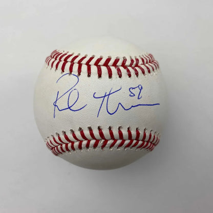 Authentic MLB Baseball with Blue Ink Signature and Third Party Authentication