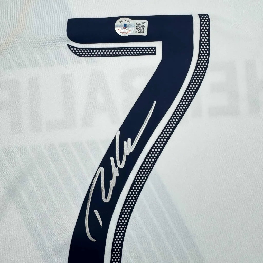 Autographed Robbie Keane LA Galaxy White Soccer Jersey Beckett BAS COA | Authenticated Signed Sports Jersey | vintageantiquesgifts.com