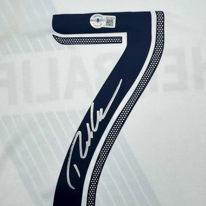 Autographed Robbie Keane LA Galaxy White Soccer Jersey Beckett BAS COA | Authenticated Signed Sports Jersey | vintageantiquesgifts.com