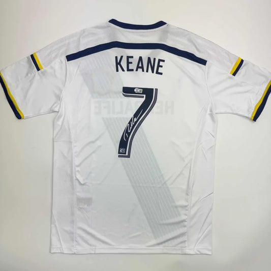 Autographed Robbie Keane LA Galaxy White Soccer Jersey Beckett BAS COA | Hall of Fame Sports Memorabilia | vintageantiquesgifts.com