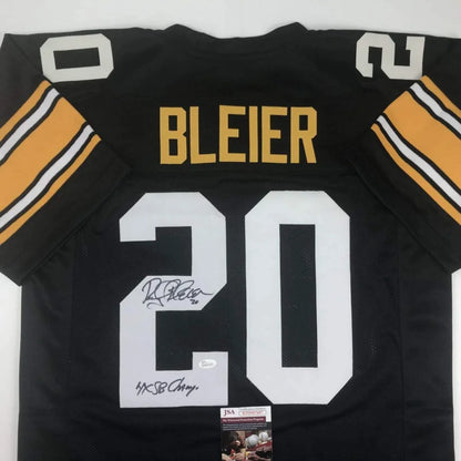 2019 Pittsburgh Steelers custom jersey with Rocky Bleier memorabilia