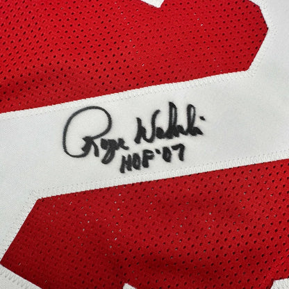 Autographed Roger Wehrli HOF 07 custom Arizona red football jersey JSA COA