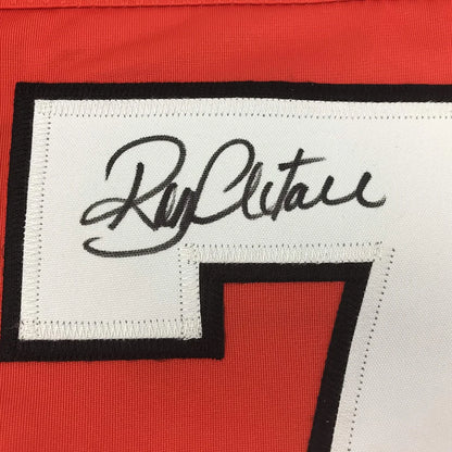 Autographed Ron Hextall Philadelphia Orange Hockey Jersey JSA COA | Authenticated Signed Sports Jersey | vintageantiquesgifts.com