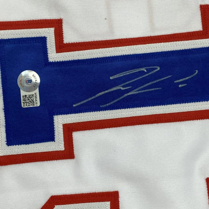 Autographed Ronald Acuna Jr. Atlanta White Retro Baseball Jersey Beckett BAS COA | Authenticated Signed Sports Jersey | vintageantiquesgifts.com