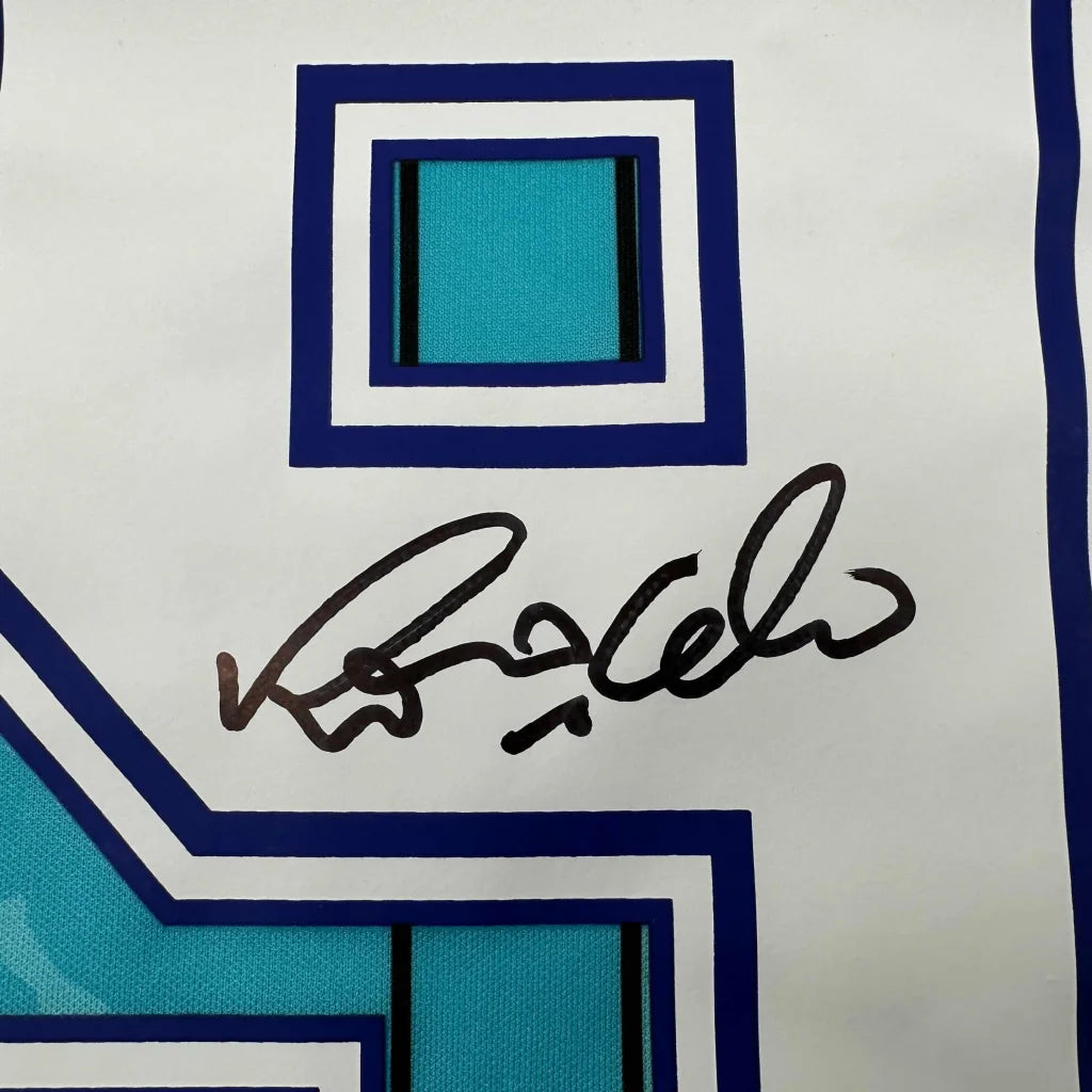 Autographed blue and white Ronaldo jersey with third party authentication certificate